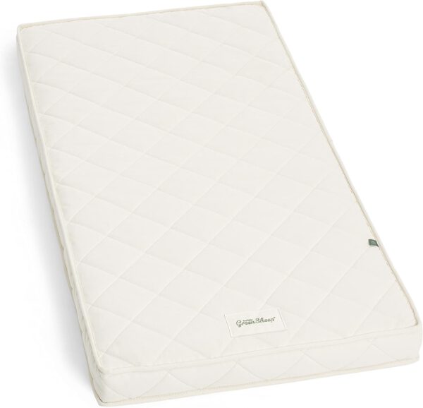 The Little Green Sheep Twist ademend matras voor baby's en peuters, 70 x 140 cm