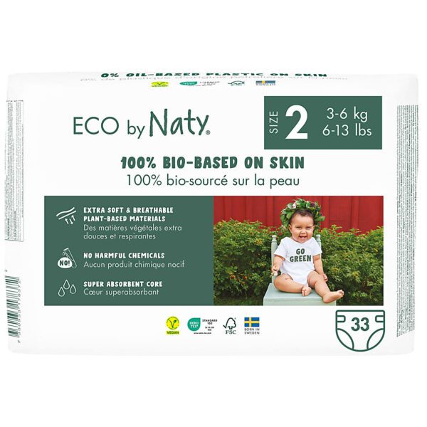 Naty Luiers: Maat 2 (3-6 kg) 33 stuks