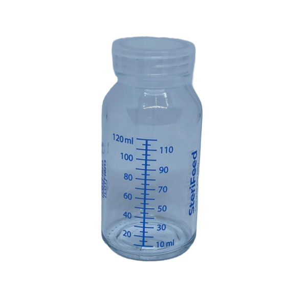 Sterifeed Glazen Moedermelk bewaarfles / babyfles glas 120ml 5 stuks