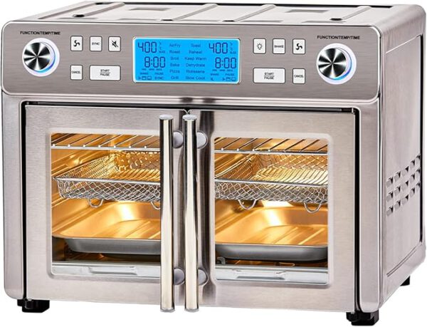 Emeril Lagasse Dual Zone 360 Airfryer Oven Combo met Franse deur - Afbeelding 2