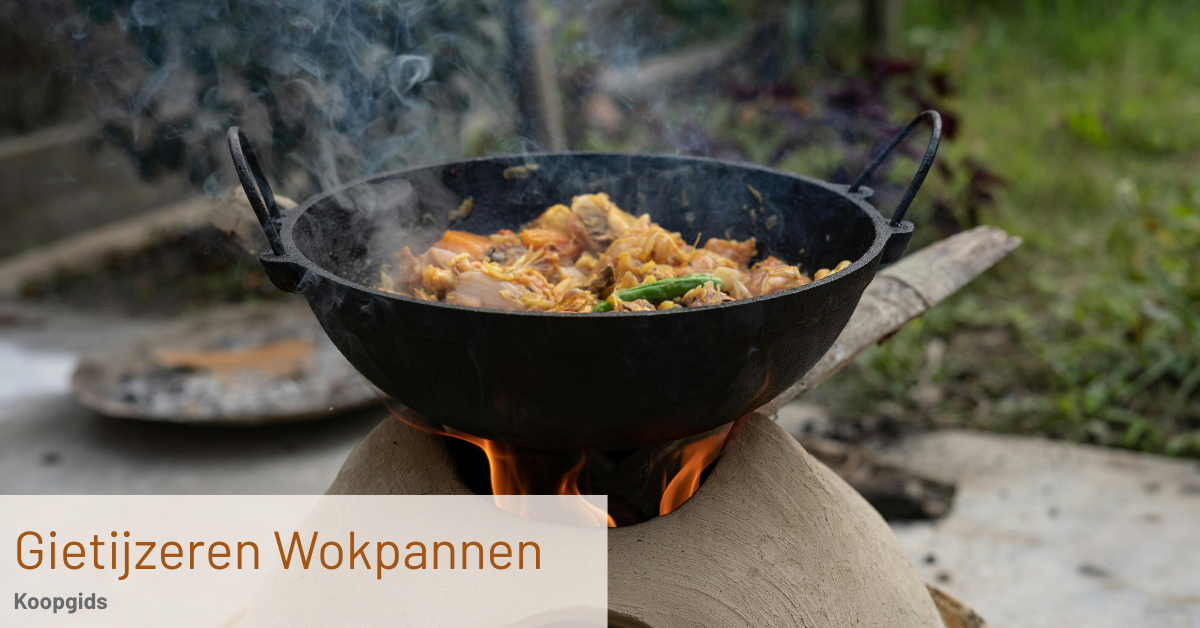 beste gietijzeren wok pannen koopgids Beste gietijzeren wokpan